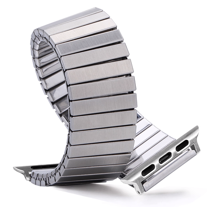 [2 colors available] Solo Loop Bellows Stainless Steel Band [Apple Watch]