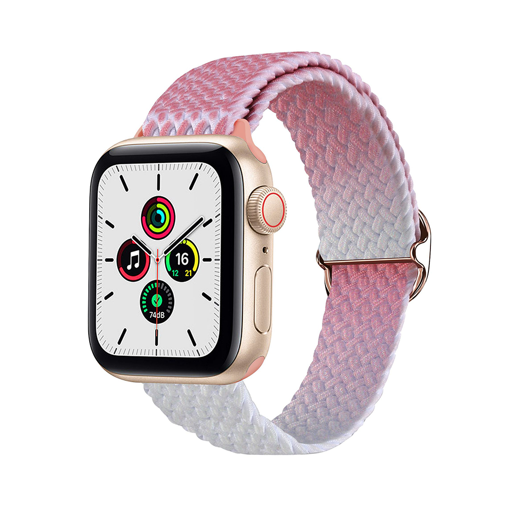 【やさしい色合い】グラデーションナイロンバンド【アップルウォッチ】