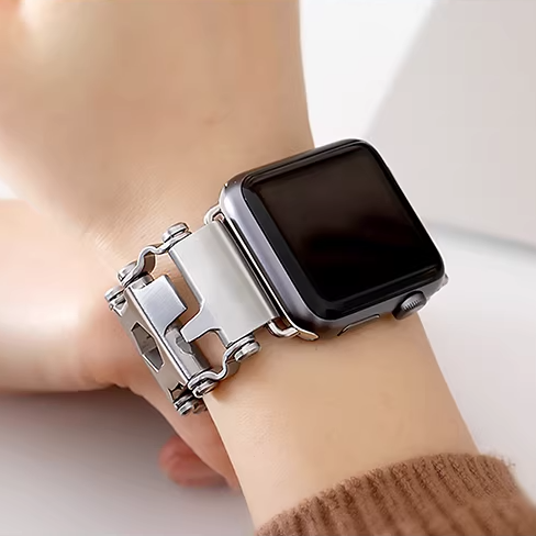 【シルバークラウン】マルチツールステンレスバンド【アップルウォッチ】