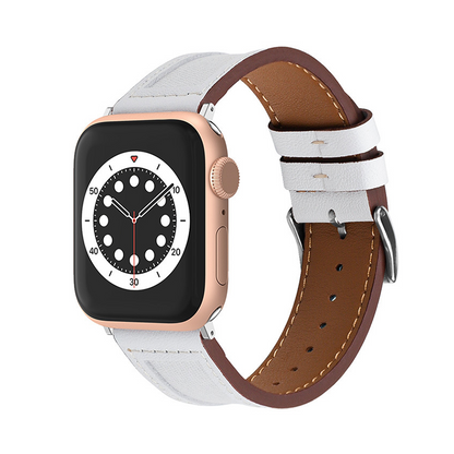 【大人の配色】キャンバスレザーミックスバンド【アップルウォッチ】