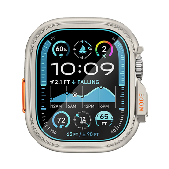 【Series 10/11対応】Ultra風両面保護メタルフレーム【アップルウォッチ】