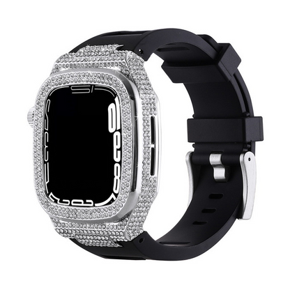 [6 colors available with integrated case] Luxury metal band [Apple Watch]