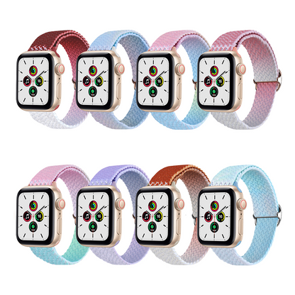 【やさしい色合い】グラデーションナイロンバンド【アップルウォッチ】