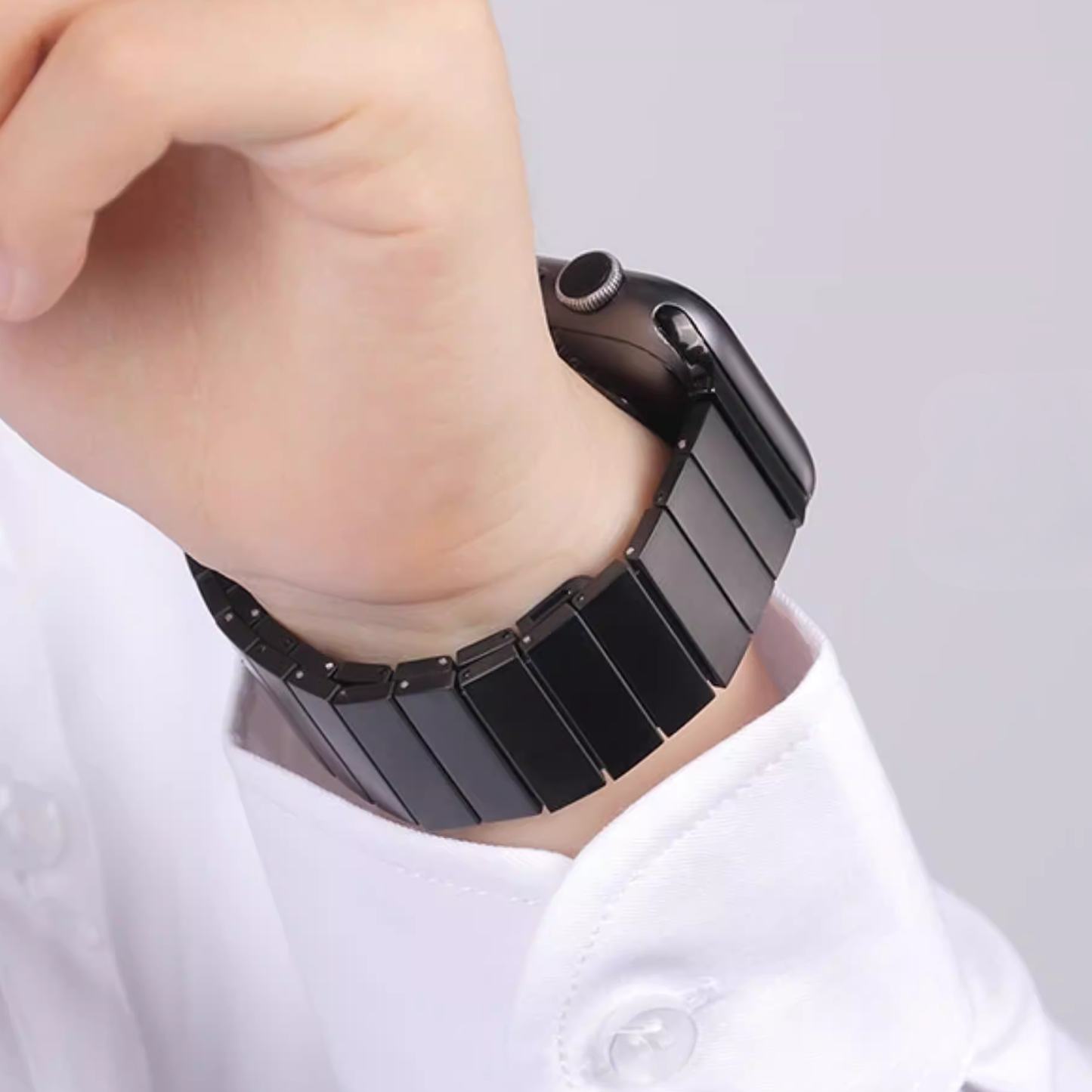 【磁力でスマート装着】マグネティックメタルバンド【アップルウォッチ】