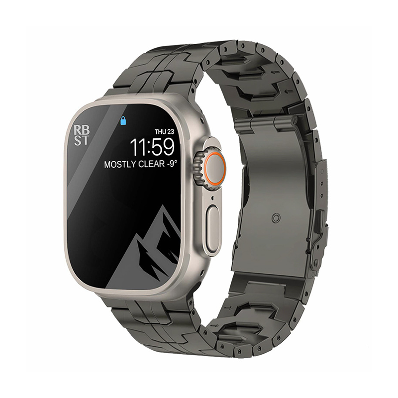 【未来感溢れる】アローリンクチタンバンド【アップルウォッチ】