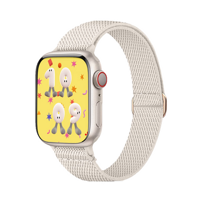 【軽やかフィット】スリムナイロンループバンド【アップルウォッチ】