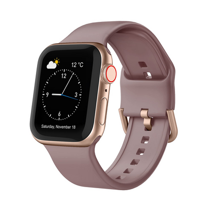 [30 colors available] Color buckle silicone band [Apple Watch]