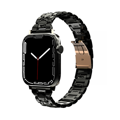 [6 colors available with cover] Acrylic crystal band [Apple Watch]