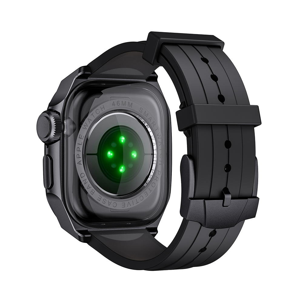 【Series10/11専用】プレミアムベゼルシリコンバンド【アップルウォッチ】