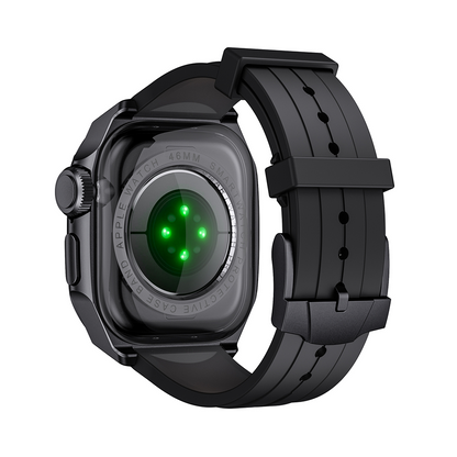 【Series10/11専用】プレミアムベゼルシリコンバンド【アップルウォッチ】