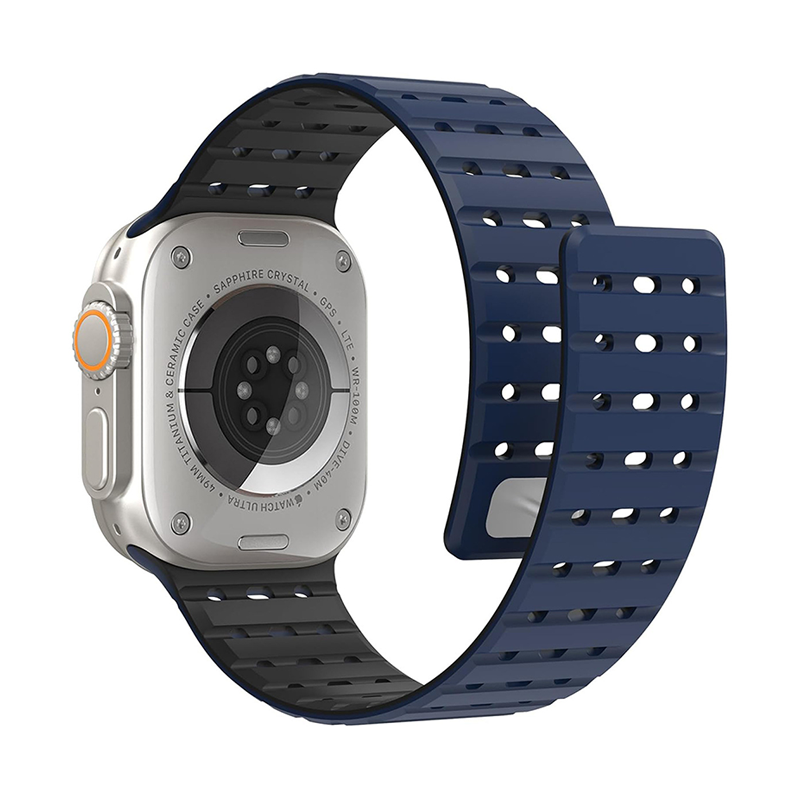 [8 colors available] Magnetic fit silicone band [Apple Watch]