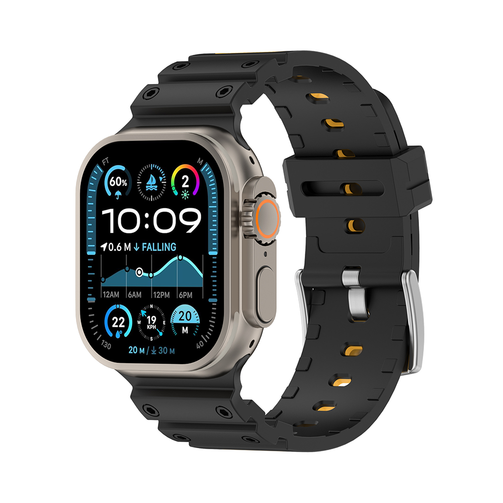 【アウトドアスタイル】ミリタリータフシリコンバンド【アップルウォッチ】