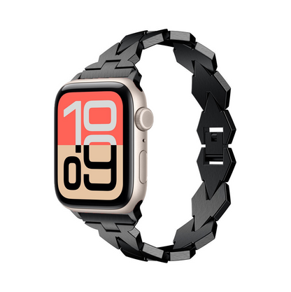 【モダン造形】ロンバスリンクメタルバンド【アップルウォッチ】