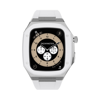 [13 colors available with integrated case] Premium metal band [Apple Watch]