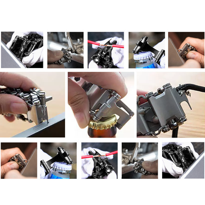 【シルバークラウン】マルチツールステンレスバンド【アップルウォッチ】