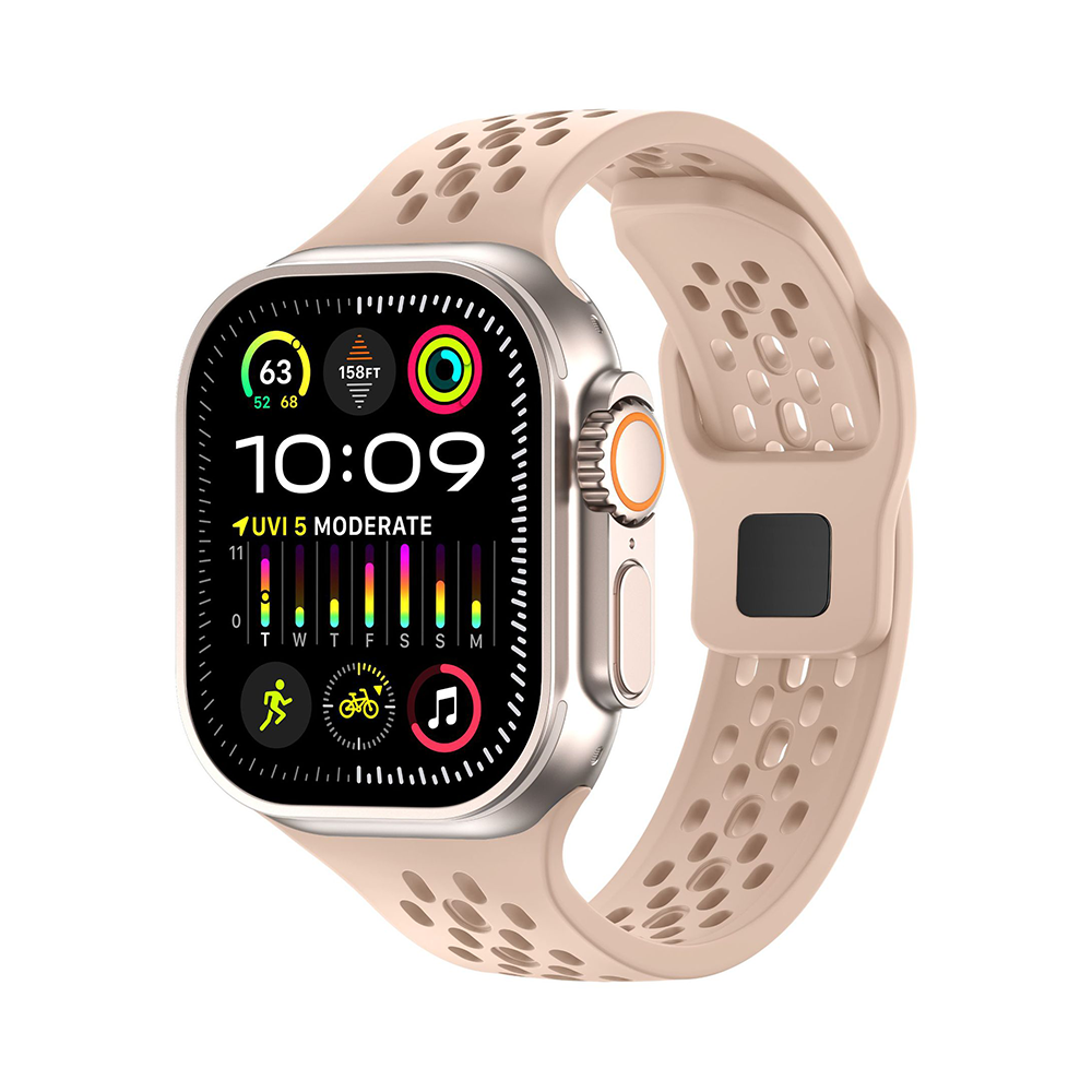 【選べる14色】スポーツメッシュシリコンバンド【アップルウォッチ】