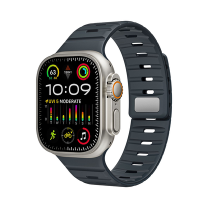 【磁力で快適フィット】ダブルロックマグネットバンド【アップルウォッチ】