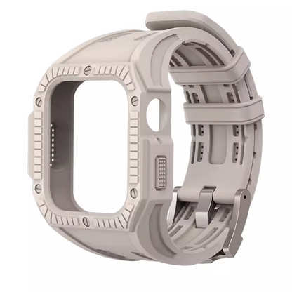 [5 colors available] Hard shield case integrated TPU band [Apple Watch]