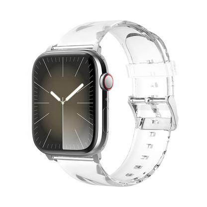 【抜け感デザイン】クリアカラースケルトンバンド【アップルウォッチ】