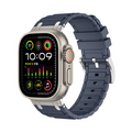 [Simple Modern] Metal Link Silicone Band [Apple Watch]