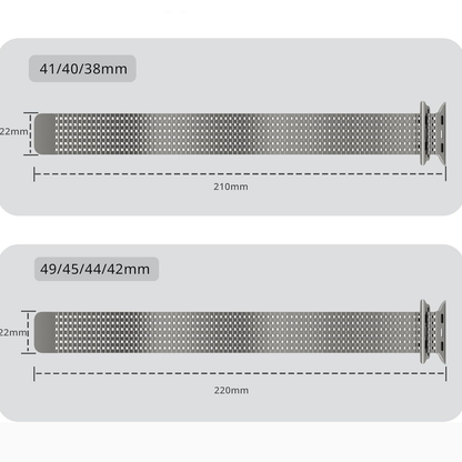 【高級感際立つ】マグステンレスメッシュバンド【アップルウォッチ】