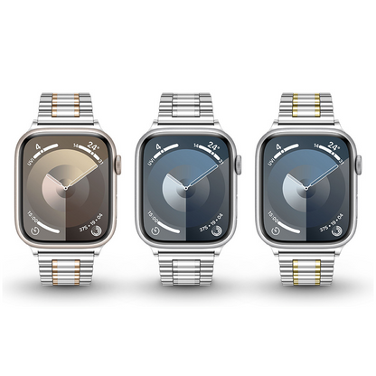 【耐久性と気品】メタルリンクブレスバンド【アップルウォッチ】