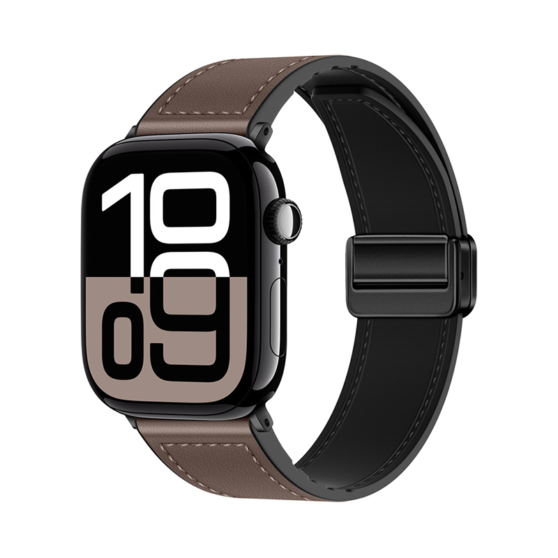 【全40色】シリコンレザーマグネットバンド【アップルウォッチ】