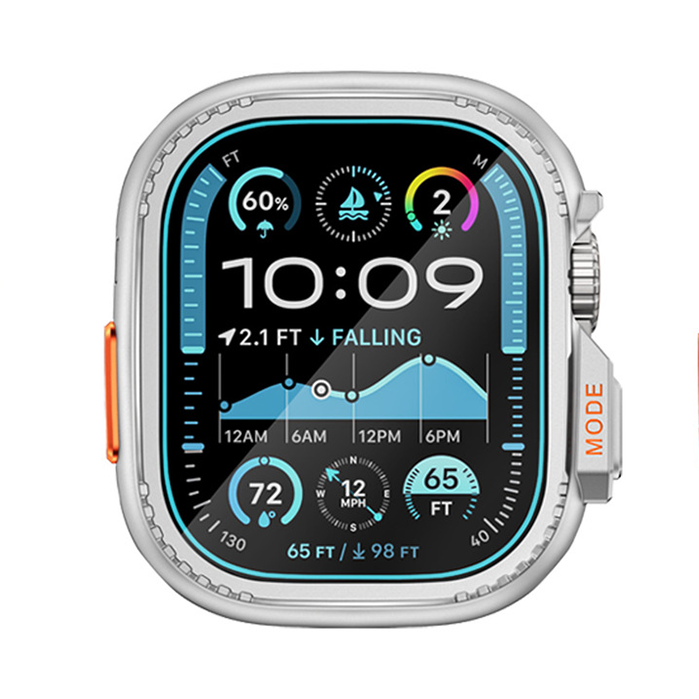 【Series 10/11対応】Ultra風両面保護メタルフレーム【アップルウォッチ】