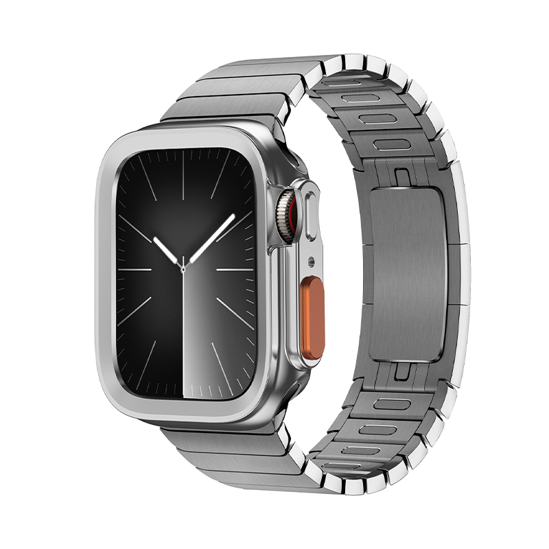 [Glass-free double-sided protection] TPU styling protective case [Apple Watch]