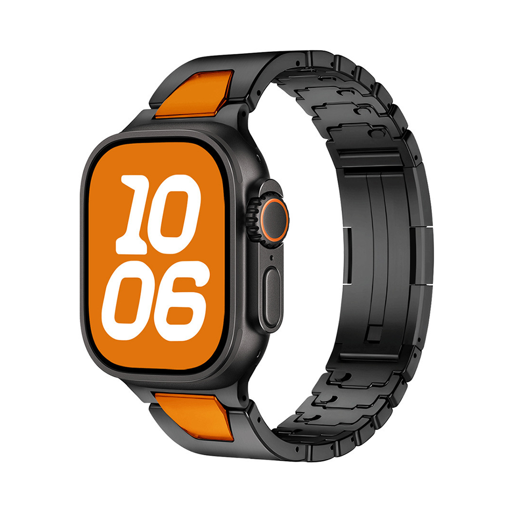 【最新デザイン】モダンカットステンレスバンド【アップルウォッチ】