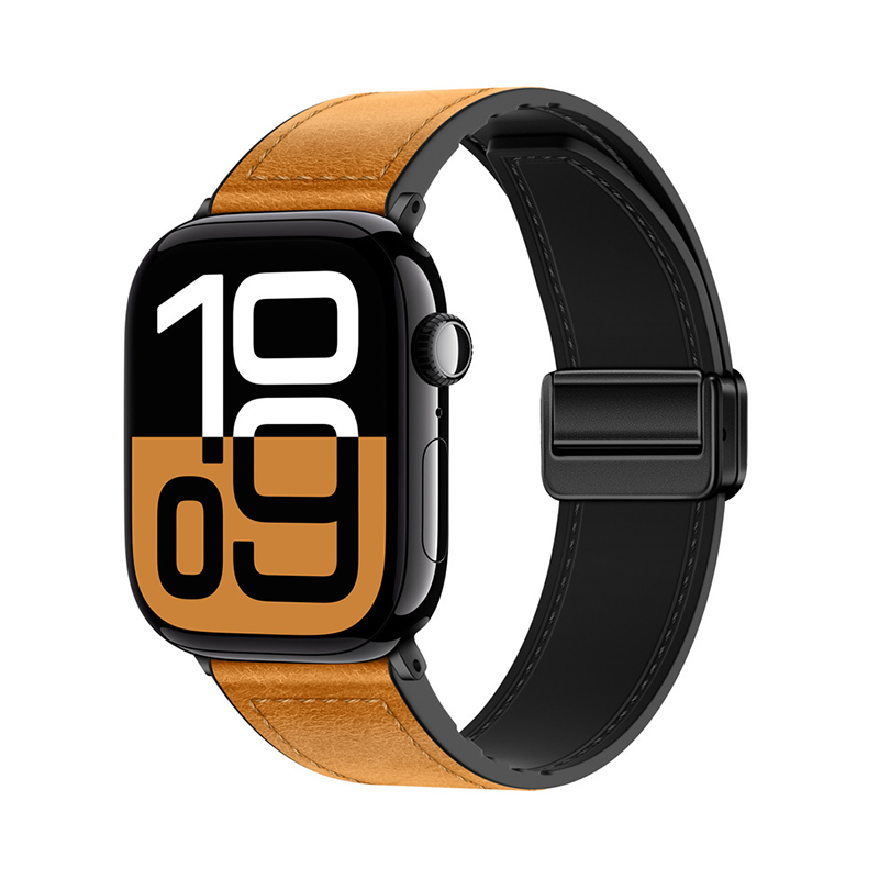 【全40色】シリコンレザーマグネットバンド【アップルウォッチ】