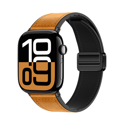 【全40色】シリコンレザーマグネットバンド【アップルウォッチ】