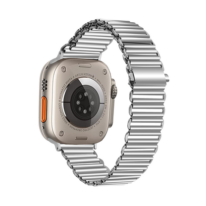 [2 colors available] Sleek Slice Metallic Band [Apple Watch]