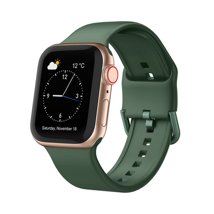 [30 colors available] Color buckle silicone band [Apple Watch]