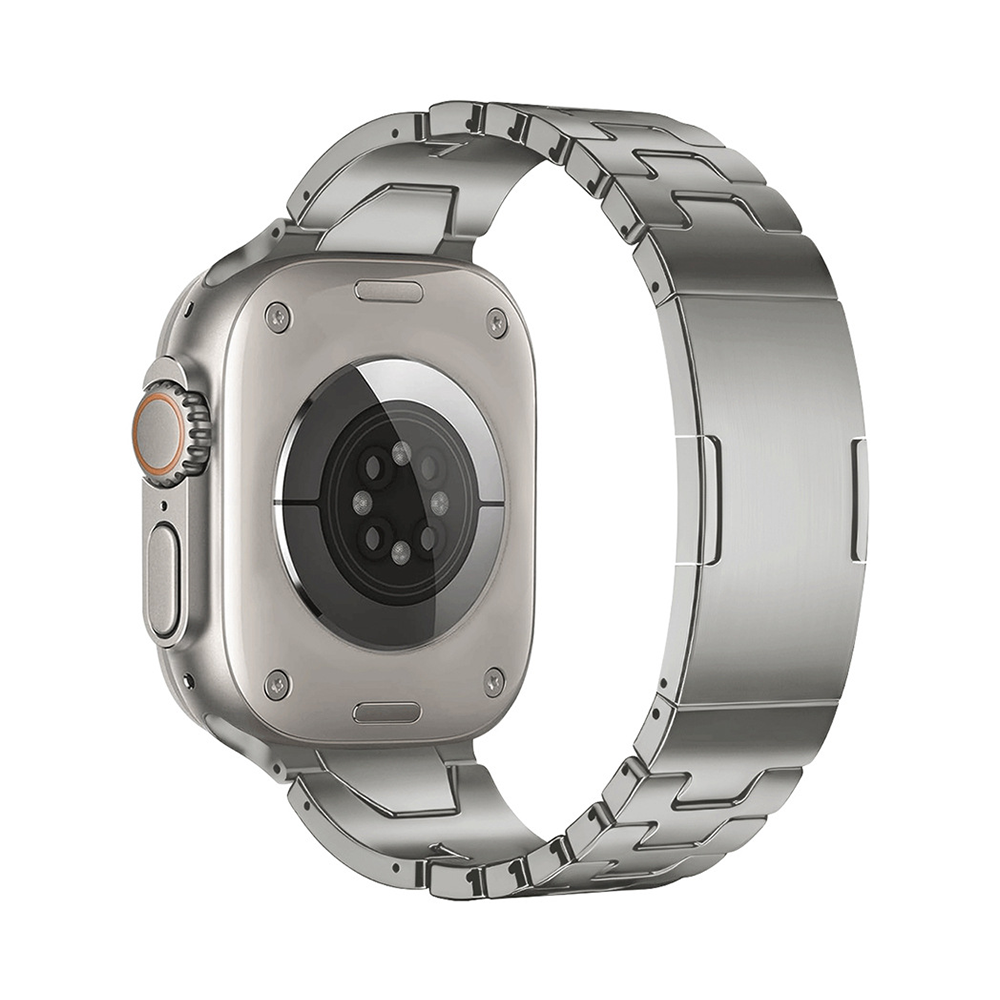 【最新デザイン】モダンカットステンレスバンド【アップルウォッチ】