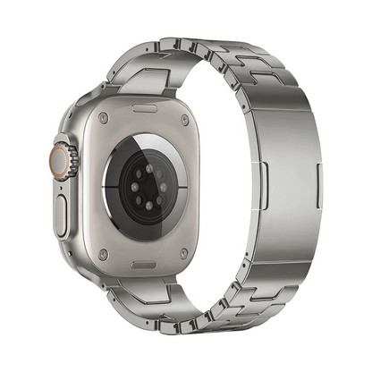 【最新デザイン】モダンカットステンレスバンド【アップルウォッチ】