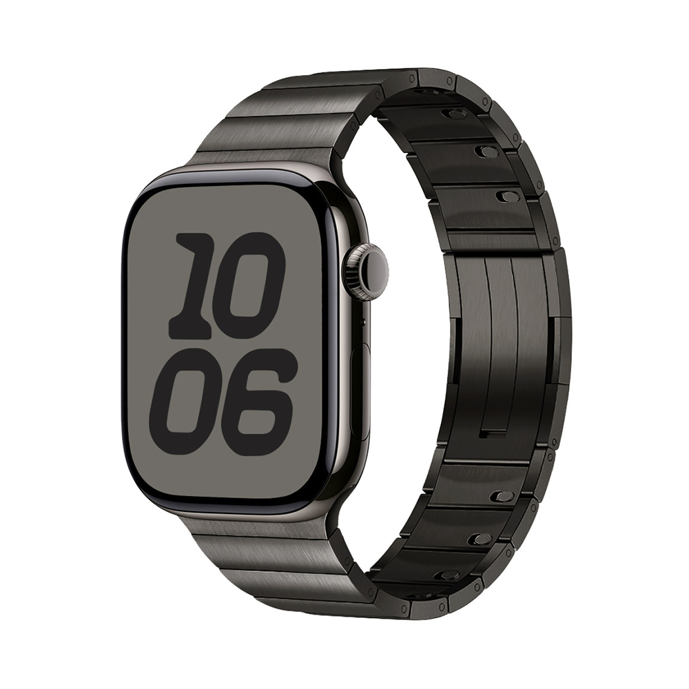 【手首に干渉しない】リンクブレスレットメタルバンド【アップルウォッチ】