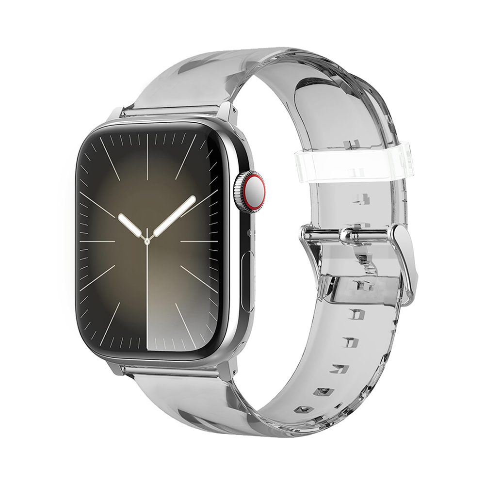 【抜け感デザイン】クリアカラースケルトンバンド【アップルウォッチ】