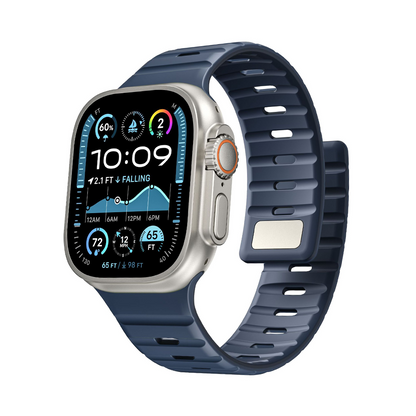 【磁力で快適フィット】ダブルロックマグネットバンド【アップルウォッチ】