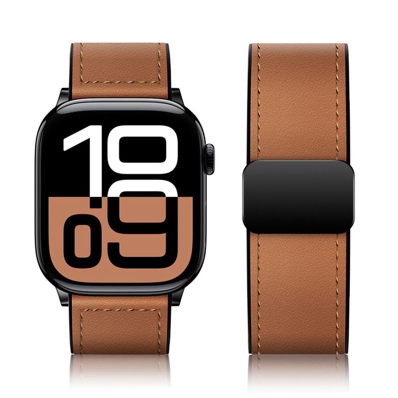 【全40色】シリコンレザーマグネットバンド【アップルウォッチ】