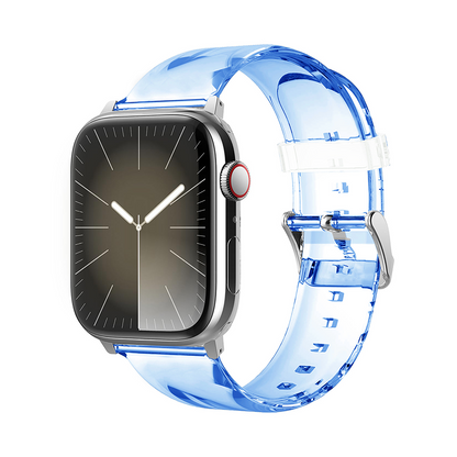 【抜け感デザイン】クリアカラースケルトンバンド【アップルウォッチ】