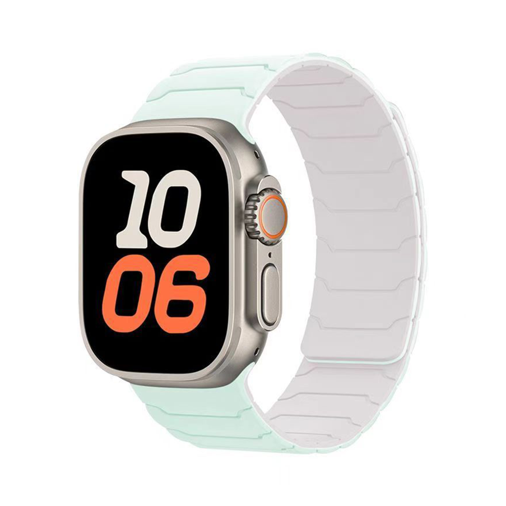 [Easy to attach with magnets] Link Pattern Magnetic Band [Apple Watch]