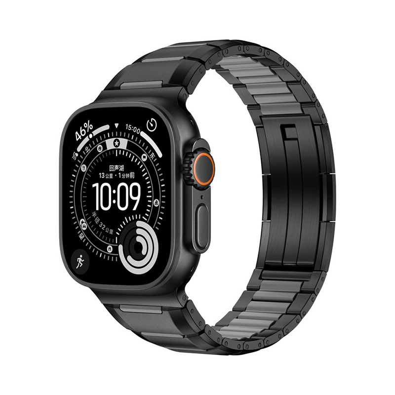 【未来的デザイン】ハイブリッドメタルリンクバンド【アップルウォッチ】