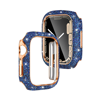 【輝くアクセ感】スパークルフレームケース【アップルウォッチ】