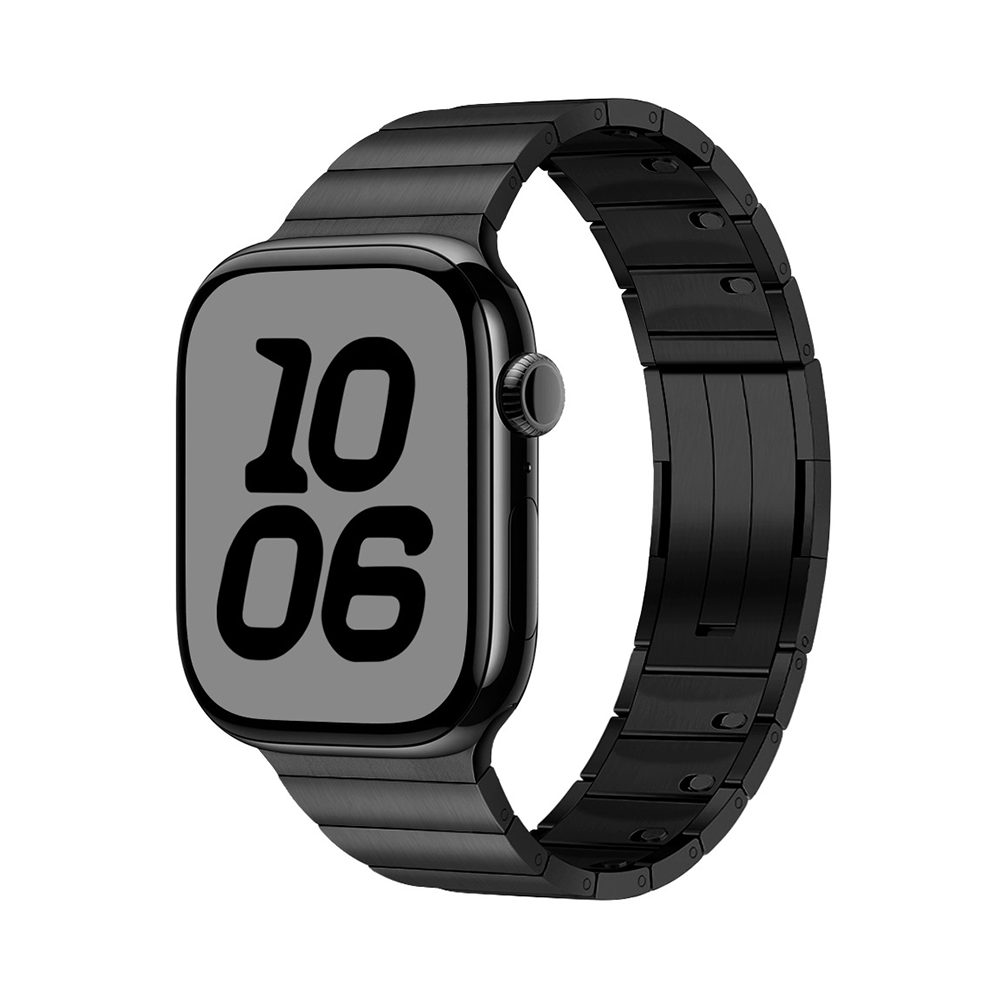 【手首に干渉しない】リンクブレスレットメタルバンド【アップルウォッチ】