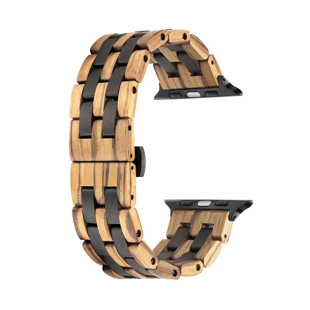 【木の温もり】ウッドリンクモダンバンド【アップルウォッチ】