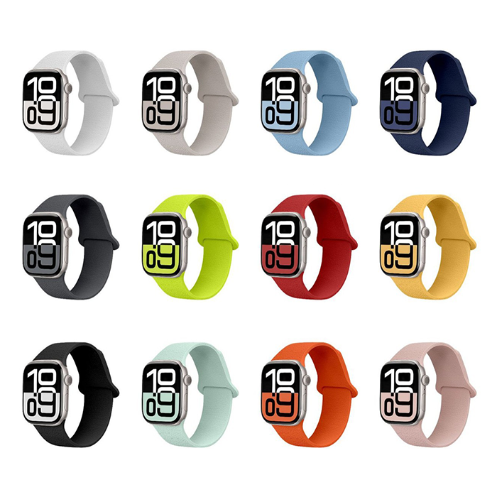 【独特な質感】ロックテクスチャシリコンバンド【アップルウォッチ】