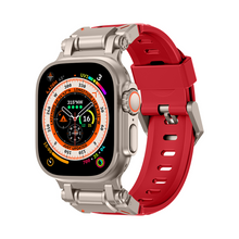 [Rare Color Available] Hybrid Metal Rubber Band [Apple Watch]