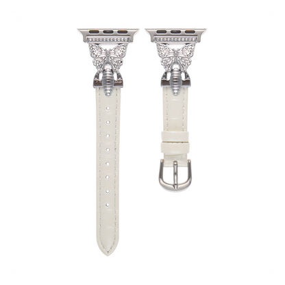 【可憐な蝶々】バタフライスリムレザーバンド【アップルウォッチ】