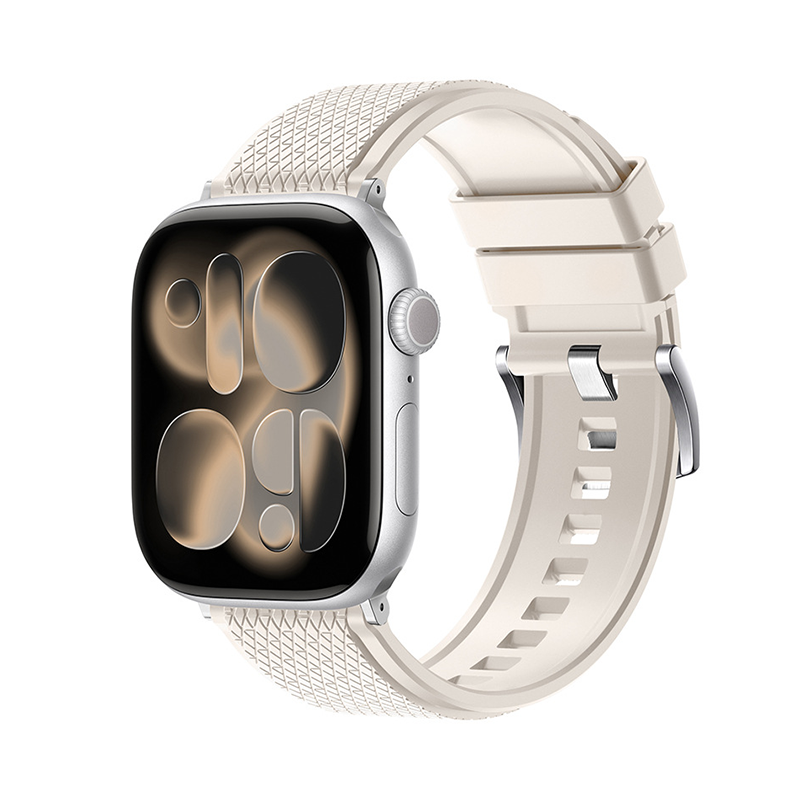 【色褪せしにくい】スポーツフレックスラバーバンド【アップルウォッチ】